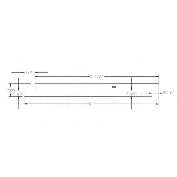 Pac Trim - .591 in. x 6.000 in. x 8 ft. Primed MDF Shiplap Interior Siding (8-Pack)