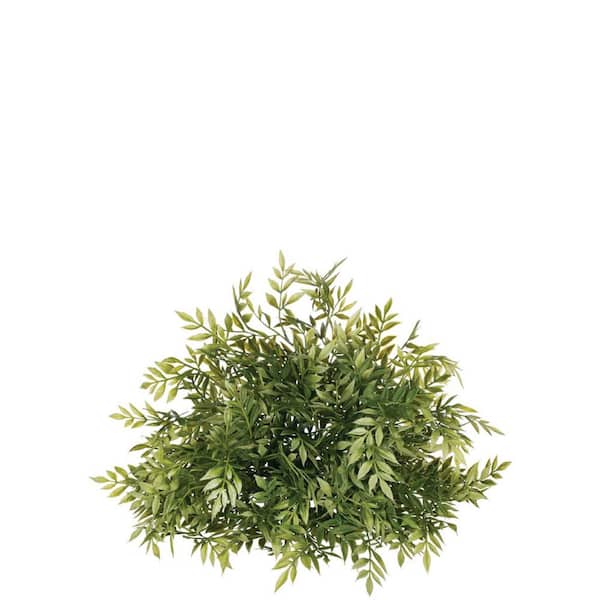 SULLIVANS 7" Artificial Green Wisteria Half Orb