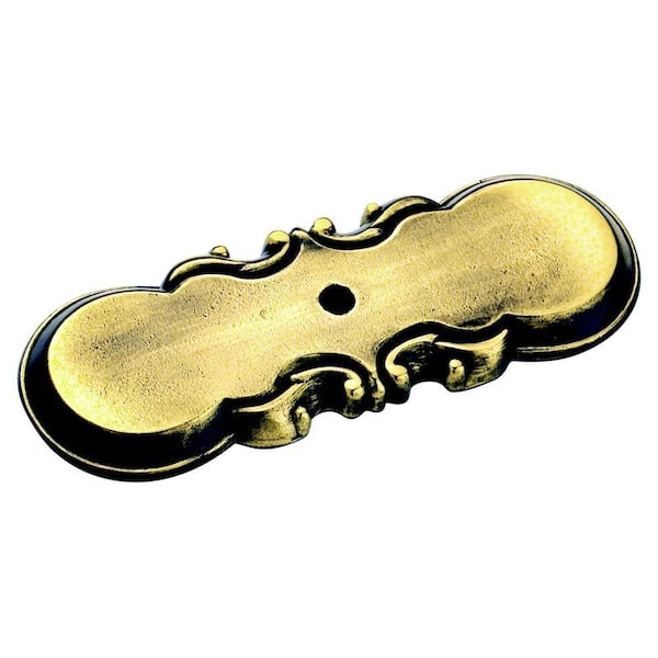 Amerock Traditional Classic Antique Brass Finish Knob Backplate