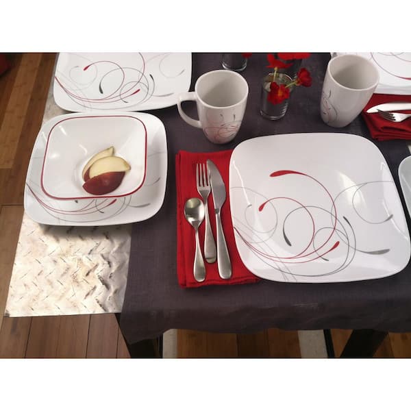 Splendor Round 12-piece Dinnerware Set, Service for 4