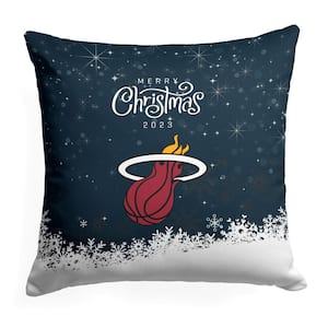 NBA Christmas 2023 Heat Printed Multi-Color 18 in x 18 in Throw Pillow
