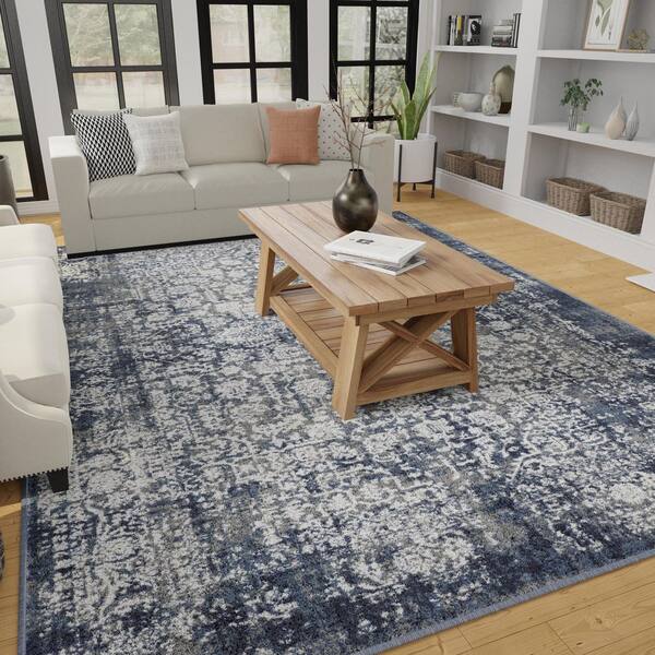 Kodiak Navy Blue Shag Accent Rug, 3x5, Sold by at Home