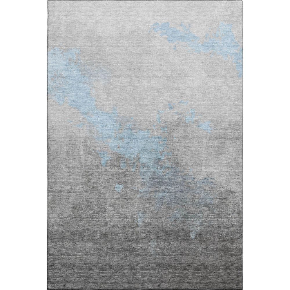 Mayfield Premium Machine Washable Abstract AMF1881 Blue 9 ft. x 12 ft. Area Rug price history on PriceWatchPro