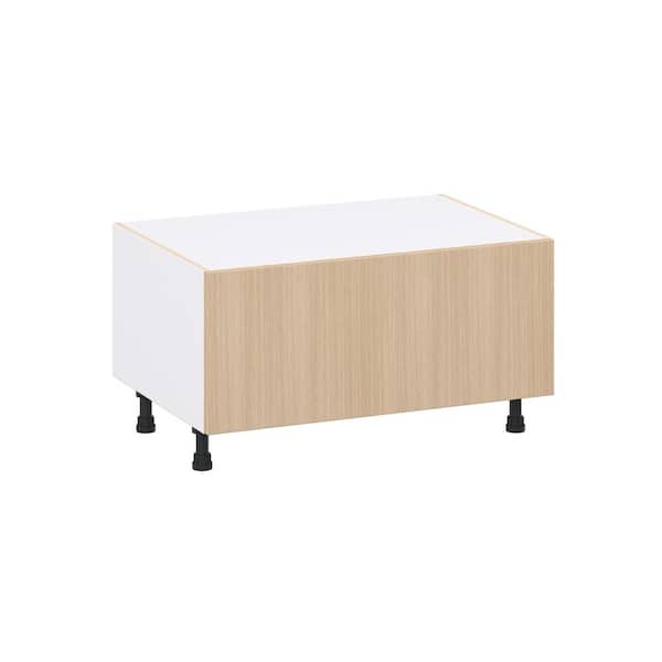 Timberline 36 in. W x 24.5 in. D x 19.5 in. H Assembled Shaker Window Seat Base Kitchen Cabinet in Mojavi Oak