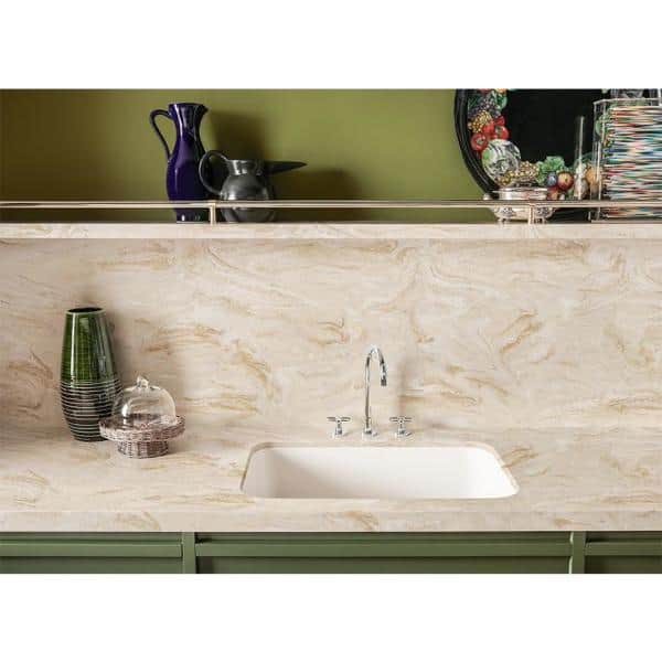 Solid Surface Countertop Sample, Home Depot Solid Surface Bathroom Countertops