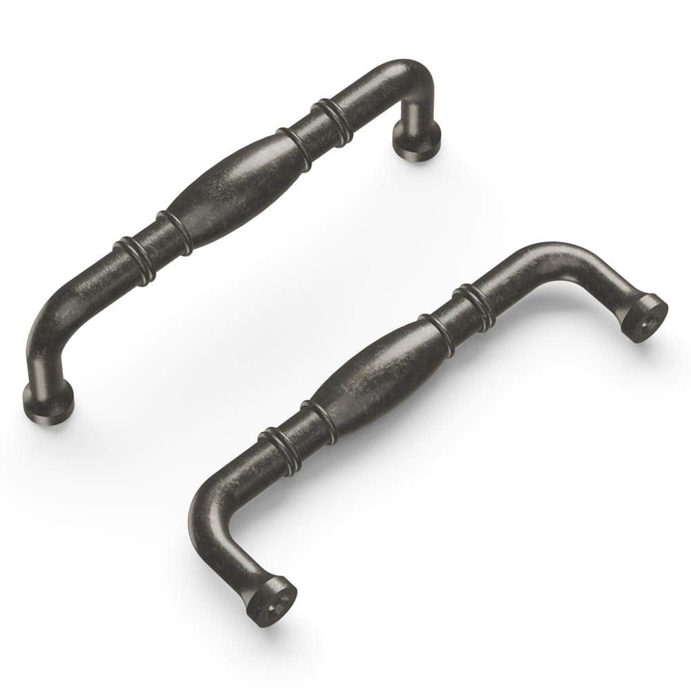 Williamsburg Collection 3-3/4 in. (96mm) Center to Center Distressed Black Nickel Vibed Bar Cabinet Pull price history on PriceWatchPro