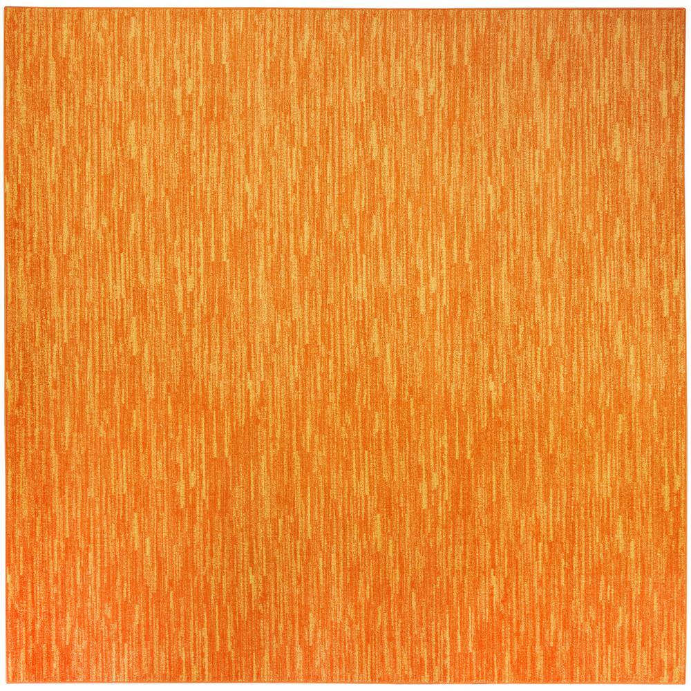 Essentials 7 ft. x 7 ft. Sunburst Square Solid Contemporary Indoor/Outdoor Patio Area Rug price history on PriceWatchPro