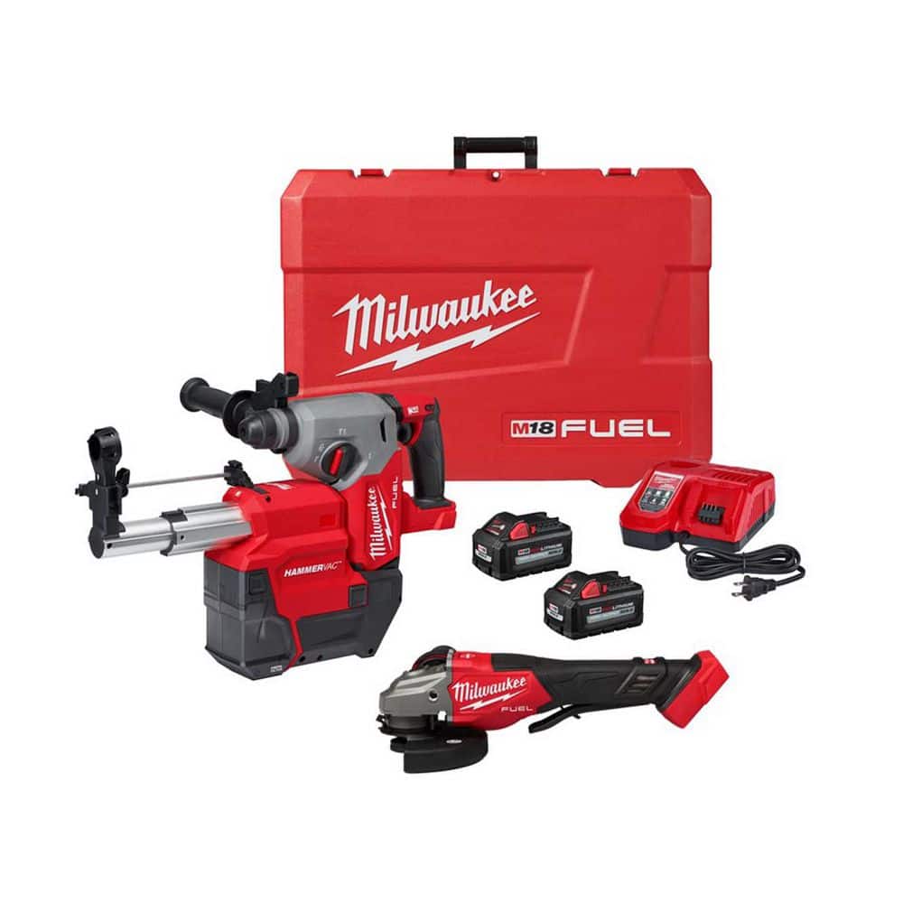 M18 FUEL 18V Lith-Ion 1 in. Cordless SDS-Plus Rotary Hammer w/ Two 6.0 Ah Batteries & 4-1/2 in. /6 in. Grinder price history on PriceWatchPro