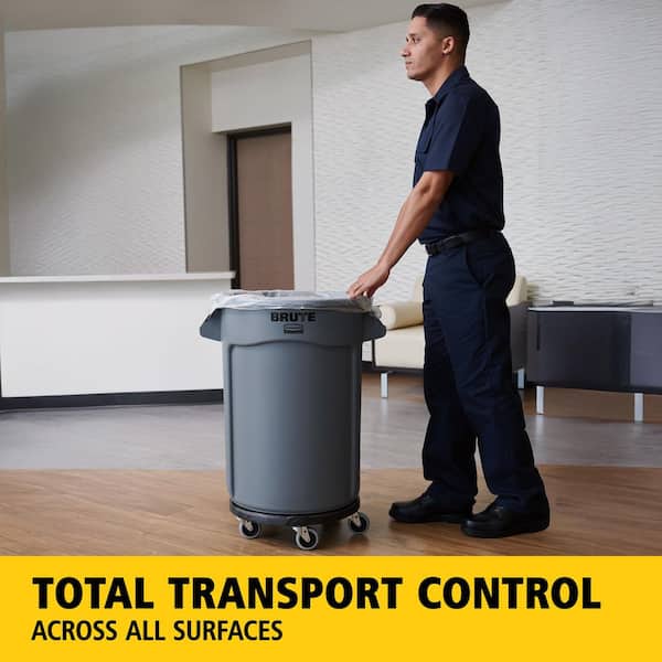 Rubbermaid Commercial Products Brute Trash Can Dolly FG264000BLA