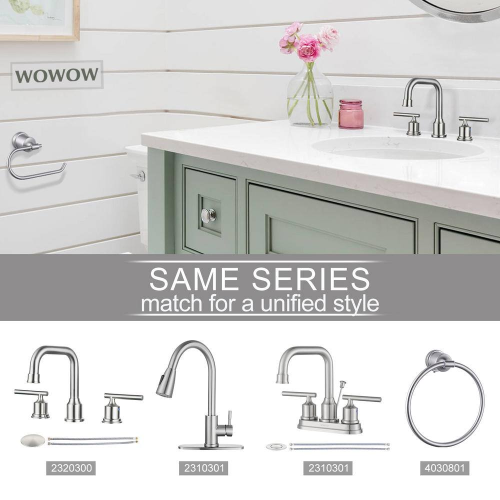 Brushed Nickel Stainless Steel Wall Mounted Toilet Paper Holder