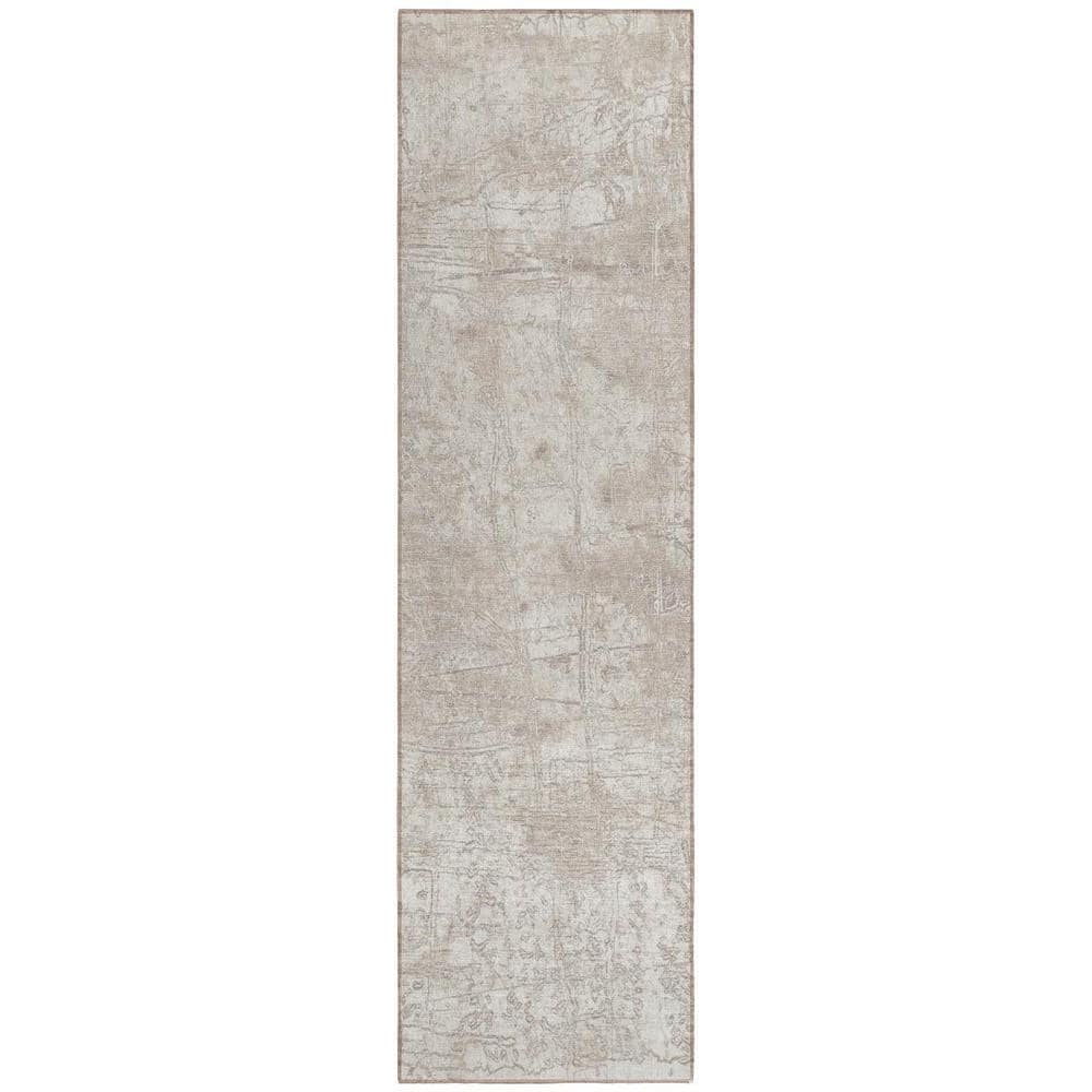 Ivory 2 ft. x 8 ft. Woven Abstract Runner Indoor/Outdoor Area Rug price history on PriceWatchPro