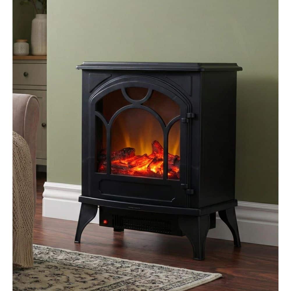 Northwest 21.5 in. Freestanding Classic Electric Log Fireplace in