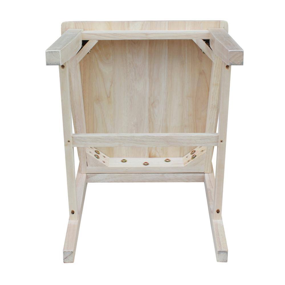 Highland Brown Solid Wood Ladderback Dining Side Chair
