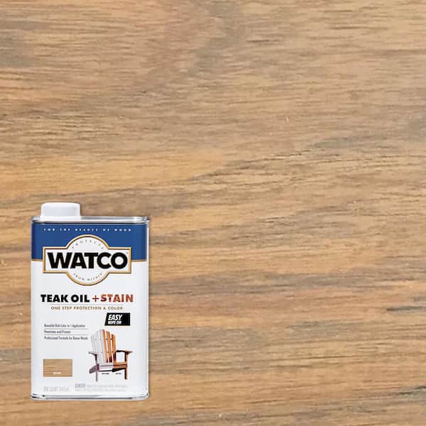 Watco 1 Quart Teak Oil in Flagstone 348758 - The Home Depot