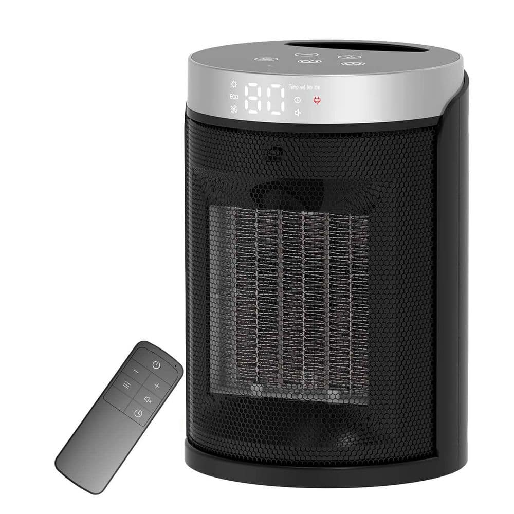 1500W Indoor Portable Electric Space Heater w Thermostat, Remote Control, 12H Timer, 5 Modes, Ceramic Fast Safety Heat price history on PriceWatchPro