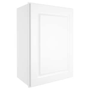 21-in W X 12-in D X 30-in H in Traditional White Plywood Ready to Assemble Wall Kitchen Cabinet