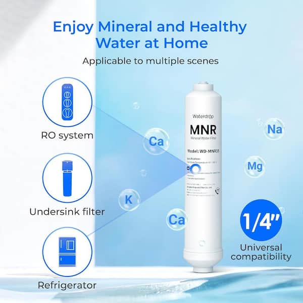 clean water Waterdrop 2 Stage Whole House Water Filter System, with Reduce