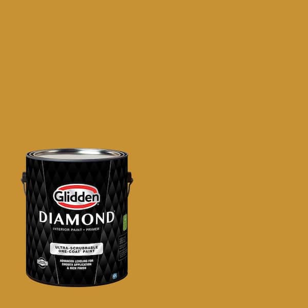 Glidden Premium 1 gal. PPG1208-7 Gothic Gold Satin Interior