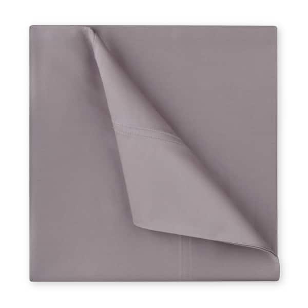 Royal Heritage Home Williamsburg 6-Piece Grey Solid 400 Thread Count Cotton Queen Sheet Set