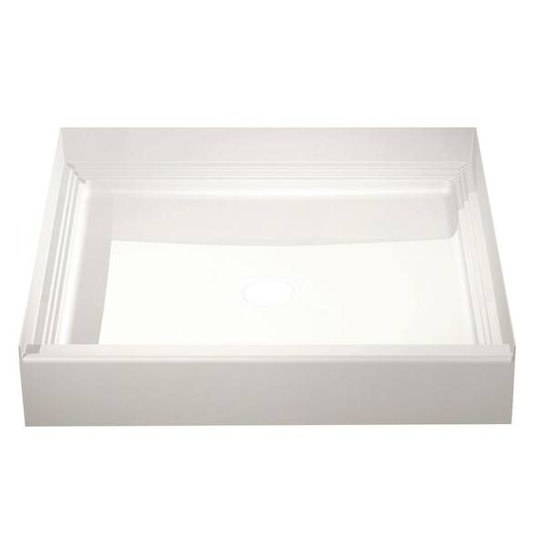 Aquatic A2 36 in. x 36 in. Single Threshold Center Drain Shower Pan in