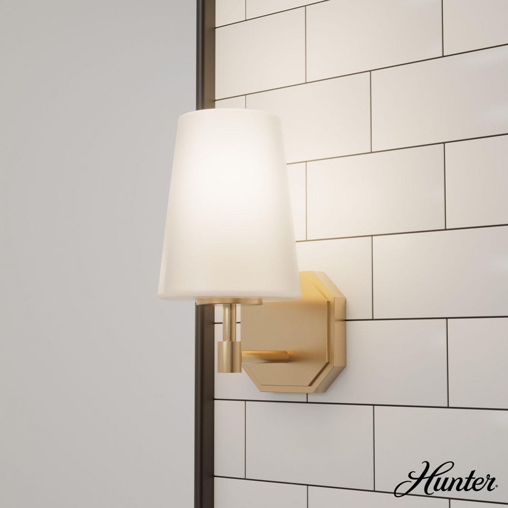 Alturas Gold Dimmable Direct Wired Wall Sconce