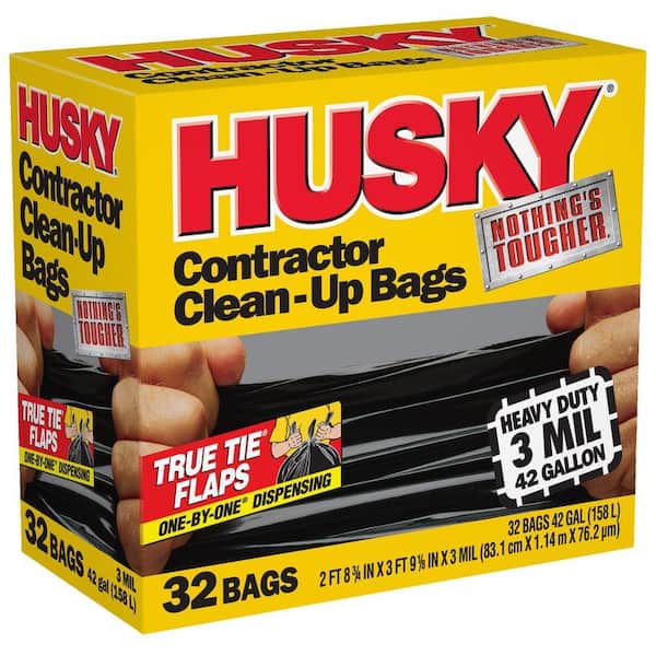 42 Gal. Heavy-Duty Contractor Clean-Up Bags with 10% PCR (50-Count)