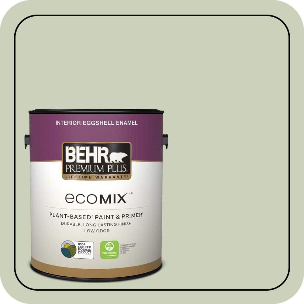 1 gal. #PPU10-09 Chinese Jade Eggshell Enamel EcoMix Plant-Based Interior Paint & Primer price history on PriceWatchPro