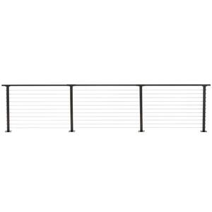 CityPost 28 Ft. Deck Cable Railing, Bronze CP-28-BR-D - The Home Depot