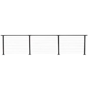 14 ft. Deck Cable Railing, 36 in. Base Mount, Bronze