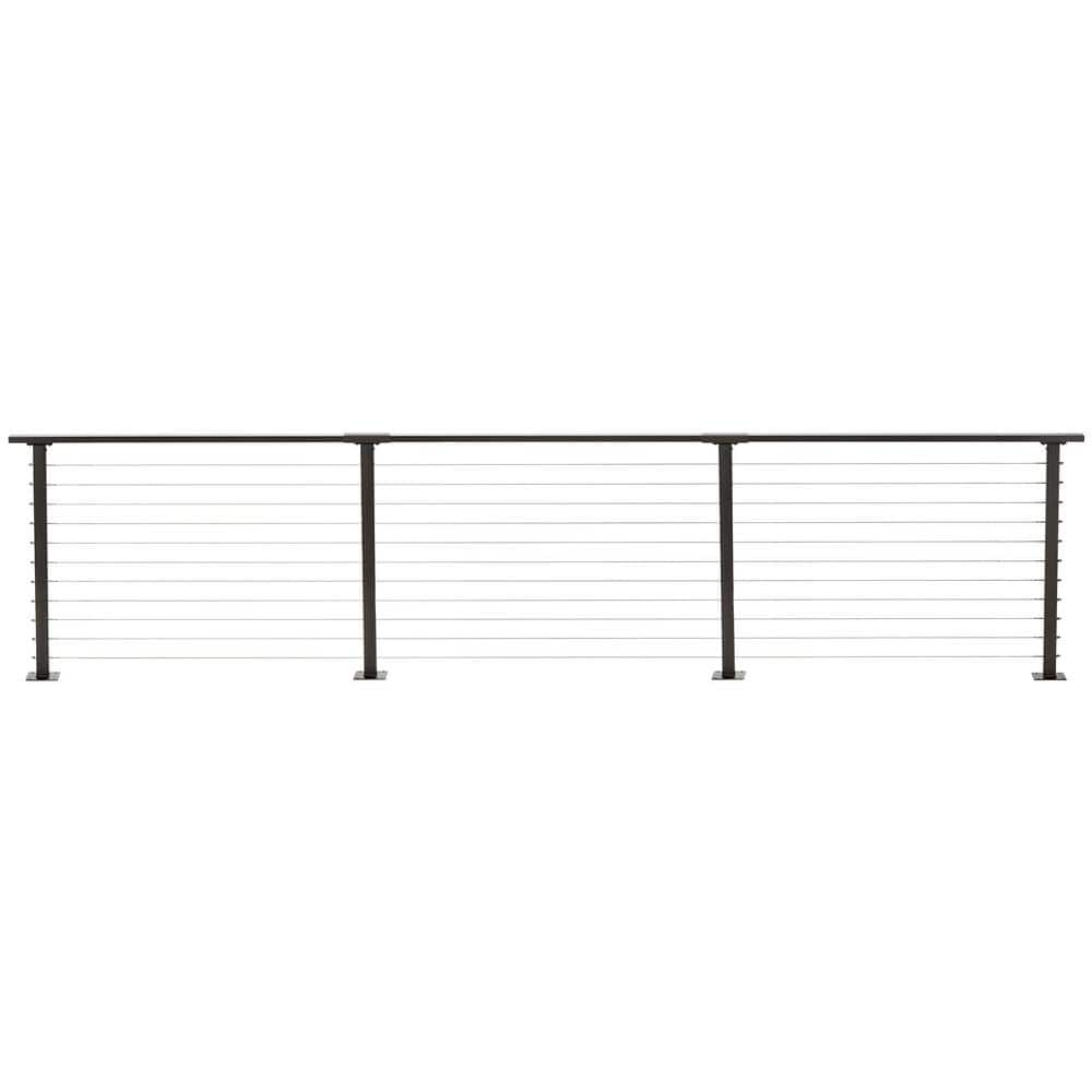 CityPost 16 ft. Deck Cable Railing, Bronze CP16BRD The Home Depot