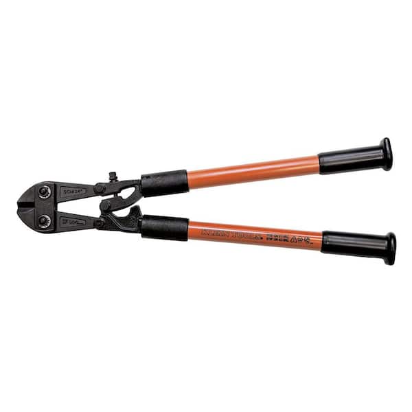 Klein Tools Bolt Cutter, Fiberglass Handle, 24-1/2-Inch