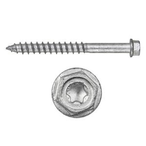 200 pack 1/4 x 2-1/4" Hex Stainless Steel Concrete Screw with drill 2 bits 