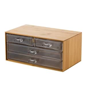 3-Tier Cosmetic and Jewelry Chest in Bamboo