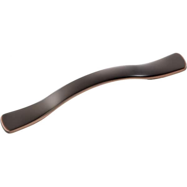 HICKORY HARDWARE Euro-Contemporary 4 in. Center-to-Center Oil-Rubbed Bronze Pull