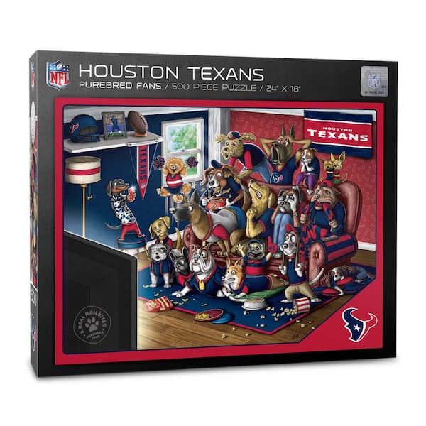 NFL Houston Texans Purebred Fans Puzzle A Real Nailbiter (500-Pieces)