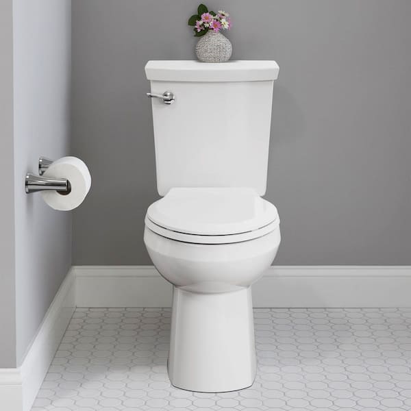 H2Optimum 2-Piece 1.1 GPF Single Flush Elongated Chair Height Toilet in White
