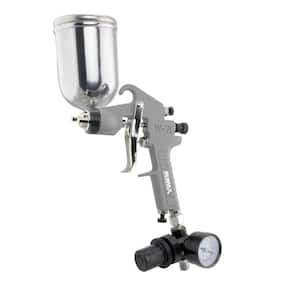 Pneumatic 1.5 mm Tip Gravity Feed Spray Gun with 400 cc Aluminum Cup