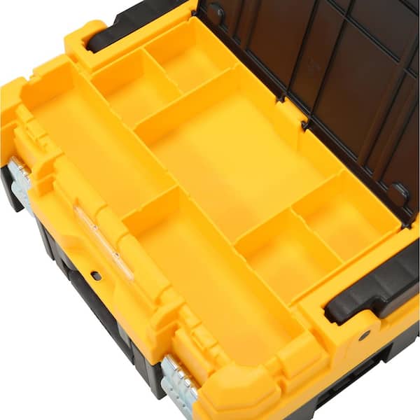TSTAK IV 7 in. Stackable 18-Compartment Double Shallow Drawer Small Parts &  Tool Storage Organizer