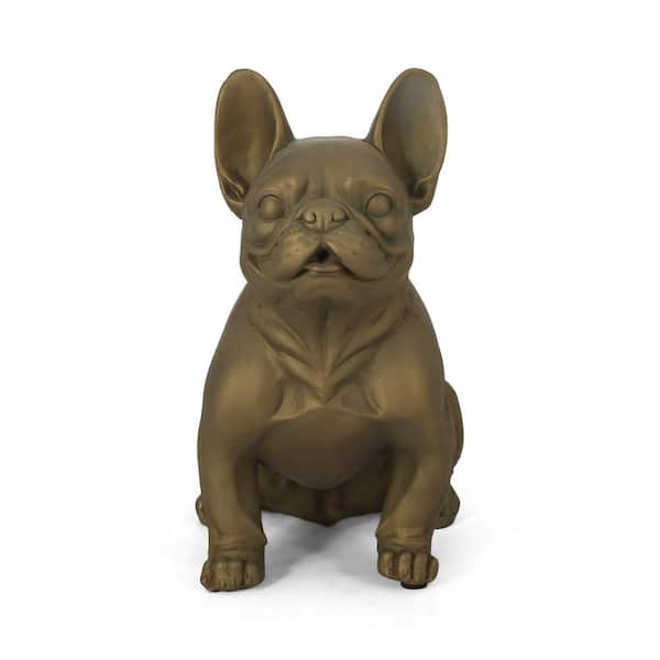 Dog Gold Garden Statues
