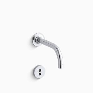 Purist Wall-Mount Touchless Bath Faucet Trim with 6 in. 90° Spout in Polished Chrome (Valve Not Included)