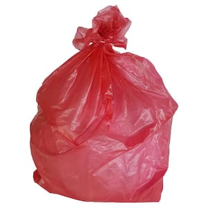 33 in. W x 39 in. H 33 Gal. 1.5 mil Red Trash Bags (100-Count)