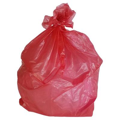 38 in. W x 58 in. H 50-60 Gal. 1.2 mil Red Trash Bags (100-Count)