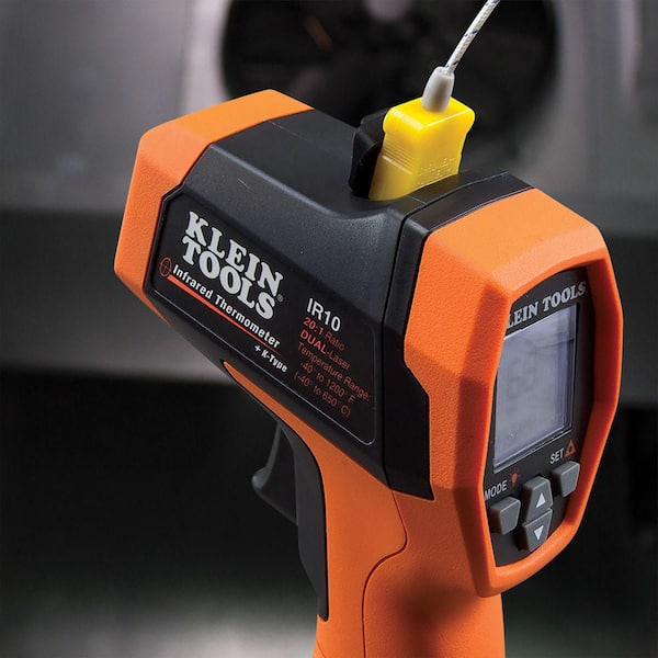 Klein Tools Dual-Laser Infrared Thermometer 20:1 IR10 - The Home Depot