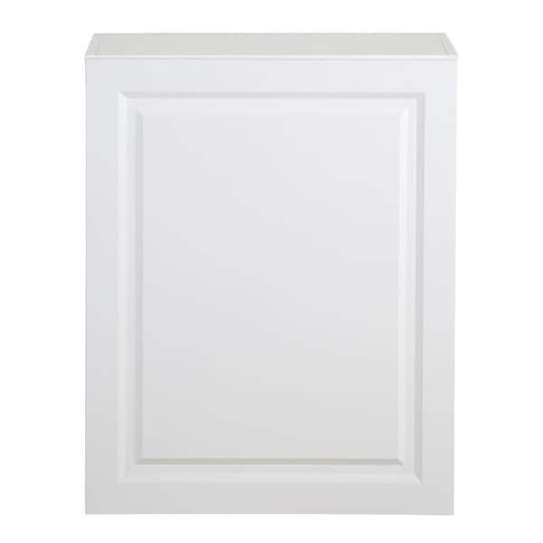 Hampton Bay Benton 24 in. W x 12.5 in. D x 30 in. H Assembled Wall Kitchen Cabinet in White