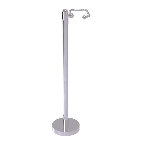 On sale Allied Brass Free Standing Two Roll Toilet Paper Holder Stand in Polished Chrome