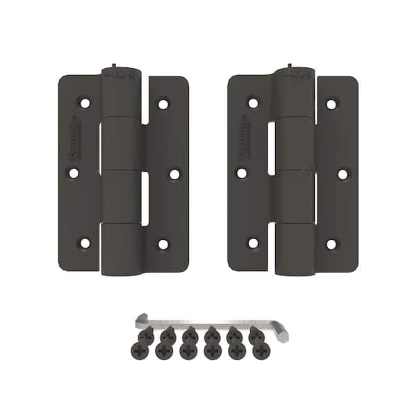 Barrette Outdoor Living 3.125 in. x 4.875 in. Aluminum Pewter Standard Butterfly  Hinge (2-Pack) 73025671 - The Home Depot