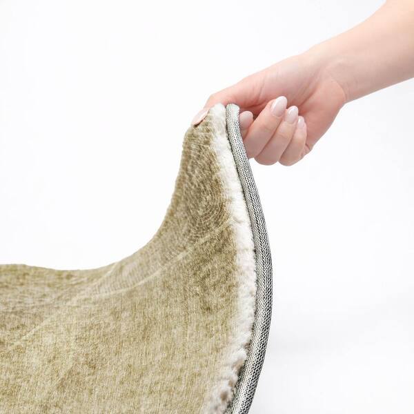 Dream Shag Premium Machine Washable Abstract ADS648 Beige 10 ft. x 14 ft. Area Rug