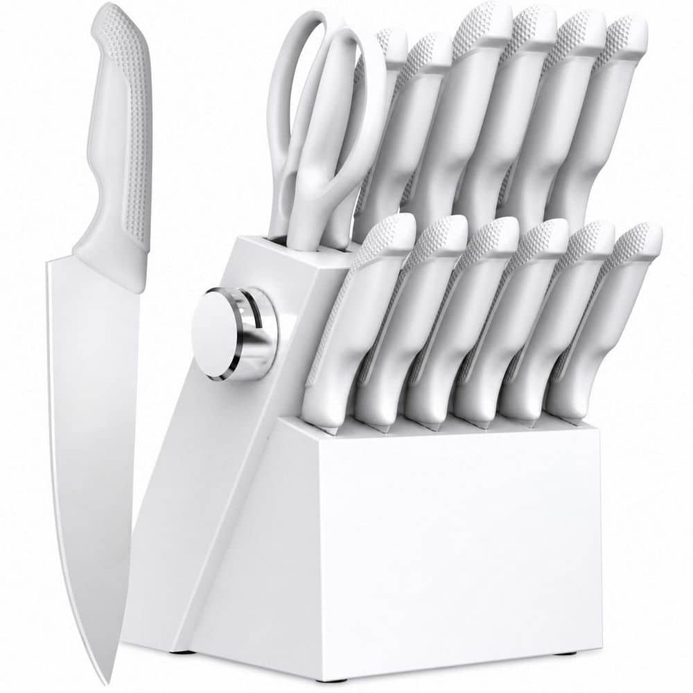 Numhew 14-Piece Grayish White Japanese Stainless Steel Kitchen