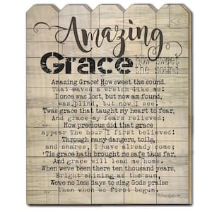 Charlie Amazing Grace 1-Unframed Graphic Print Typography Art Print 20 in. x 16 in.