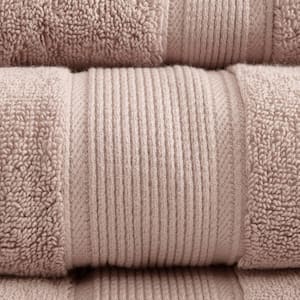 800GSM 8-Piece Blush 100% Premium Long-Staple Cotton Bath Towel Set